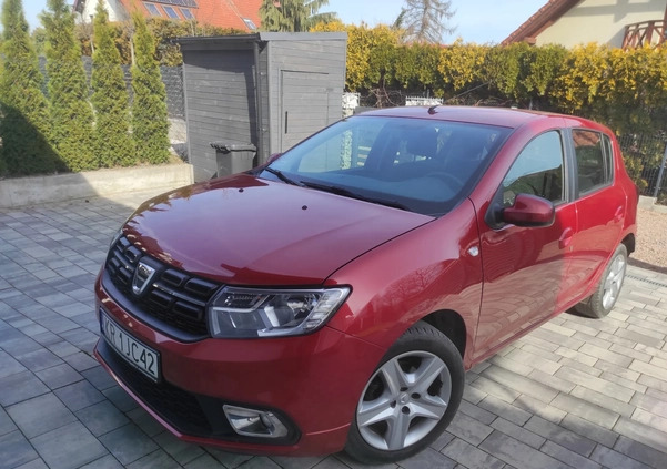 Dacia Sandero cena 25500 przebieg: 59500, rok produkcji 2017 z Kraków małe 67